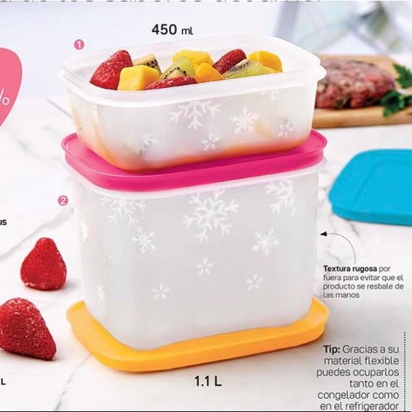 Tupperware Set of 2 Freeze It Starter Conteiner - Picture 3 of 8
